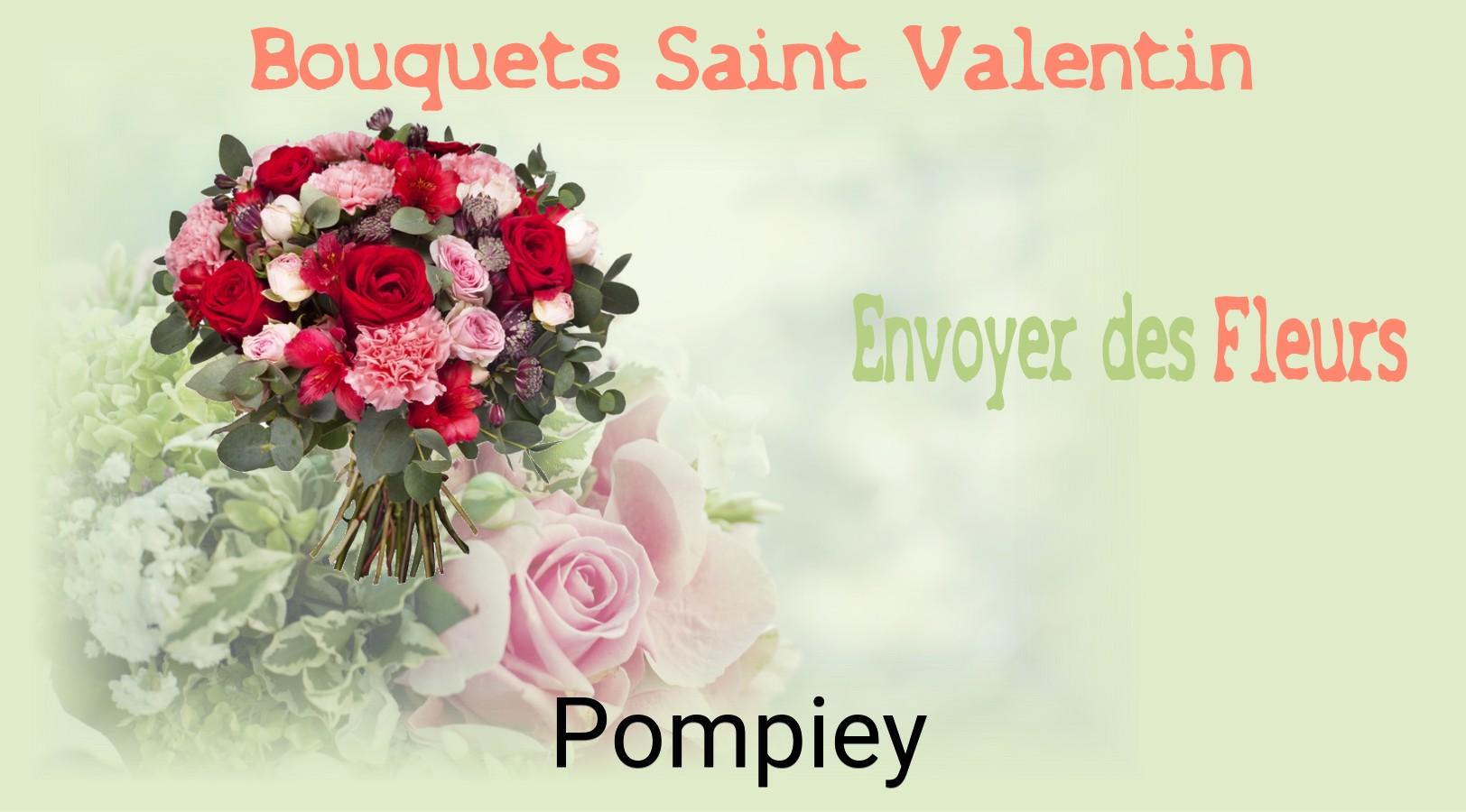 Roses de Saint-Valentin livrées à Pompiey